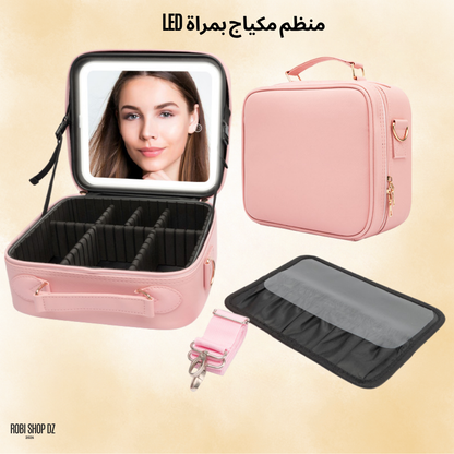 LED منظم مكياج مع مرآة بإضاءة™
